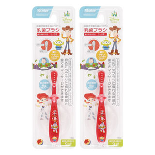 Skater 嬰兒牙刷 TBB2 玩具總動員 兒童護齒 軟毛刷, 2支, 1入
