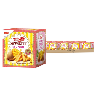 卡迪那 95℃甜心地瓜條 薯條風潮 隨手包裝 方便分享, 90g, 12盒