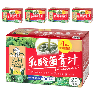 九州 Green Farm 盛花園 日本原裝進口九州產乳酸菌青汁, 20包, 3g, 5盒