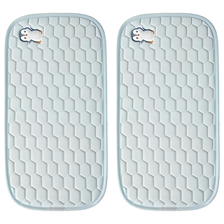 Shiyuejiejing 十月結晶 抗菌防螨夏季雲片枕, 25 x 50cm, 01.搖擺小企鵝, 2個