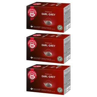 TEEKANNE 恬康樂 Premium Earl Grey 伯爵紅茶, 3個, 2g, 20個裝