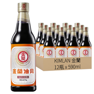 金蘭 油膏, 天然糯米, 滷肉/炒海鮮/三杯皆宜, 590ml, 12瓶