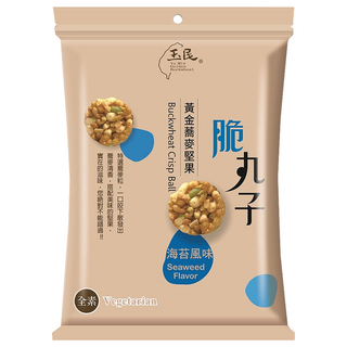 玉民 黃金蕎麥堅果脆丸子 海苔風味, 45g, 1包