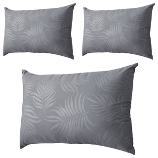 BUHO 布歐 可水洗舒眠抗菌機能枕 台灣製 74 x 45cm 氧鐵灰, 3個