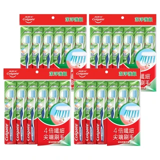 Colgate 高露潔 潔淨護齦牙刷 顏色隨機, 6支, 4包
