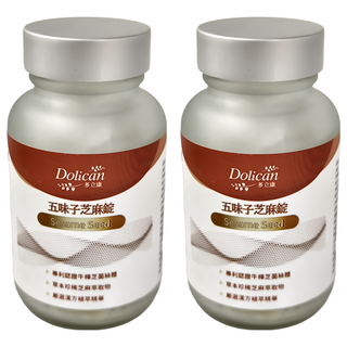 Dolican 多立康 五味子芝麻錠, 牛樟芝菌絲體Plus, 60顆, 832mg, 2罐