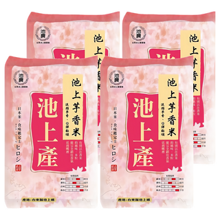 大倉米鋪 池上芋香米 白米, 1.5kg, 4包, 一等米