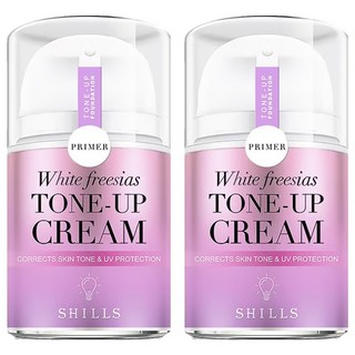 SHILLS 舒兒絲 抗UV美白濾鏡素顏霜, 提亮膚色 輕盈透氣, 40ml, 2件