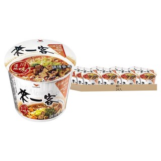 統一 來一客 川辣牛肉風味杯麵 67g, 24入