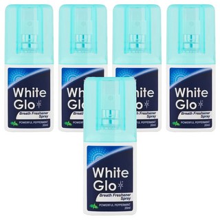 澳洲 White Glo 口腔清新噴霧 20ml 清新口氣 去除異味 隨身攜帶, 5瓶