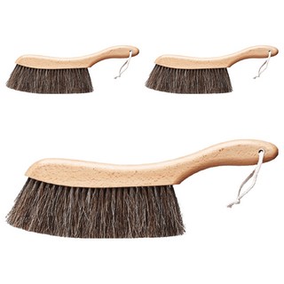 葉子小舖 馬鬃刷, 3個, 原木色