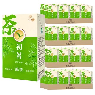 波蜜 靠茶 初茗綠茶, 茶韻豐富 清新回甘, 250ml, 96瓶