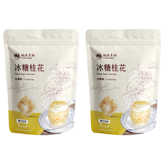 糖鼎 黑糖磚 冰糖桂花 30g*7顆*2包 - 獨立包裝，冷熱皆宜，隨時享受, 7個, 2袋