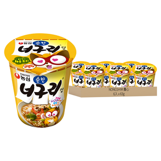 NONGSHIM 農心 爽口海鮮烏龍杯麵, 63g, 6入