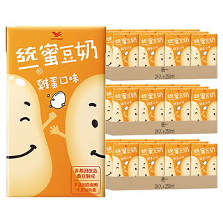 統一 蜜豆奶 雞蛋口味, 250ml, 72入