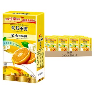 光泉 茉莉茶園茉香柚茶, 300ml, 24入