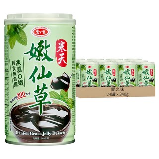 愛之味 寒天嫩仙草, 340g, 24罐