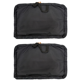 Unicite 襯衫+領帶收納袋, 黑色, 2個