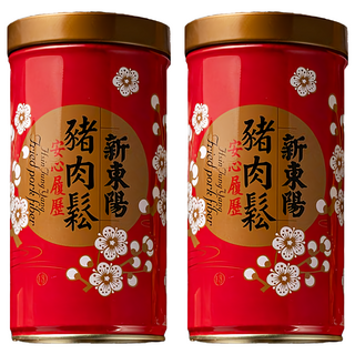 新東陽 安心履歷豬肉鬆, 特選食材製作 酥鬆鮮香 密封鐵罐裝, 270g, 2罐
