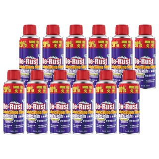 小麥購物 萬能除鏽噴霧 3罐, 1350ml, 4組