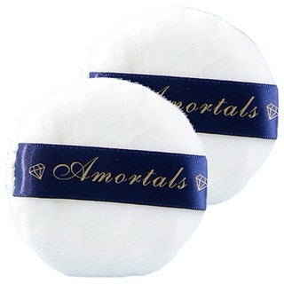 AMORTALS爾木萄絲絨裸肌蜜粉撲-柔軟親膚 均勻上妝 持久服貼, 2件