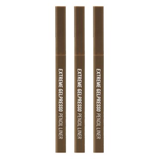 CLIO 珂莉奧 EXTREME 方管眼線膠筆 0.35g, 05霧茶棕, 1支, 3支