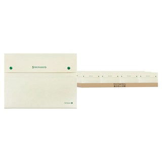 Morning Glory 5格風琴文件夾 3200, 象牙色, 20個