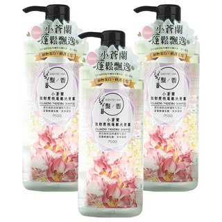 SOAPBERRY 古寶無患子 髮香 強韌髮根蓬鬆洗髮露 小蒼蘭, 添加咖啡因與有機枳椇萃取 750g, 3瓶