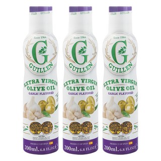 GUILLEN 特級初榨蒜味橄欖油 噴霧式 西班牙原裝進口, 200ml, 3瓶