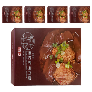 鮮覺 本格四川 麻辣鴨血豆腐, 450g, 5盒