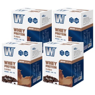 義美生醫 W PROTEIN乳清蛋白飲 咖啡拿鐵 10包, 350g, 4盒