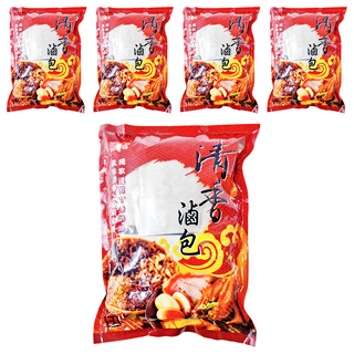 新光洋菜 清香滷包, 古法烘焙，風味獨特回味無窮，全素可食用, 350g, 5包
