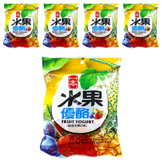 e.Ben 一本 水果優酪果凍 綜合水果口味, 335g, 5袋