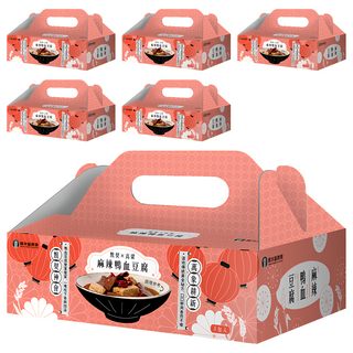 鹽水區農會 麻辣鴨血豆腐禮盒 3包, 1.8kg, 6盒