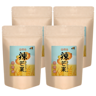 好實好居家 辣芒果乾, 4包, 150g