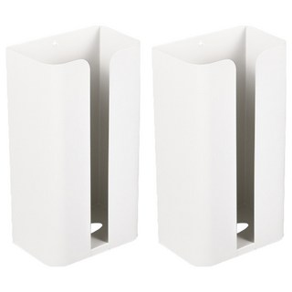 葉子小舖 U型磁吸衛生紙架, 白色, 2個