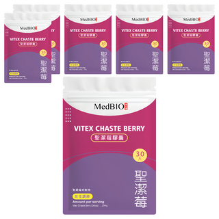 MedBIO 美百優 聖潔莓膠囊 500mg 30顆, 6包