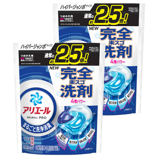 ARIEL 日本原裝進口 4D抗菌洗衣球 經典抗菌 藍色, 28顆, 2袋