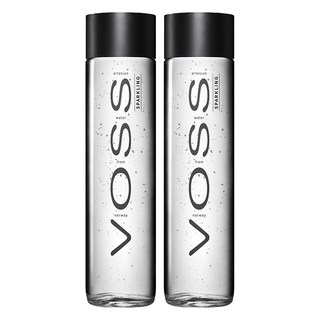 VOSS 芙絲 挪威天然礦泉水 玻璃瓶裝 800ml，蟬連2年全球前10大好水第1名, 2瓶