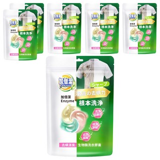 加倍潔 生物酶洗衣膠囊, 去汙消臭, 24顆, 6袋