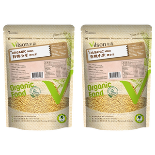 Vilson 米森有機 100%有機小米, 450g, 1包, 2包