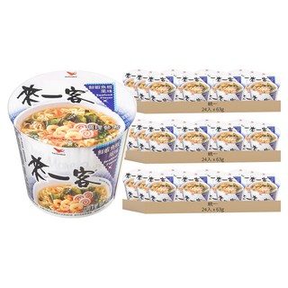 來一客 鮮蝦魚板風味 63g, 72入