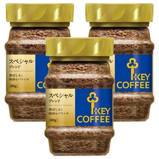 KEY COFFEE 即溶咖啡, 80g, 1入, 3罐