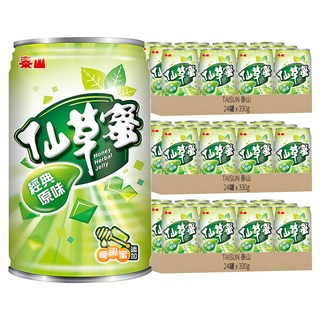 泰山仙草蜜, 清涼退火，消暑的救星，甜而不膩，水果/紅豆甜點罐頭, 330g, 72罐