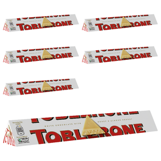 TOBLERONE 瑞士三角 白巧克力, 100g, 6條