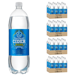 Tamsaa 無糖零卡路里, 1.5L, 48瓶