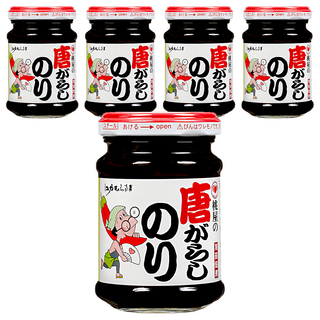 桃屋 香辣海苔醬, 5個, 105g