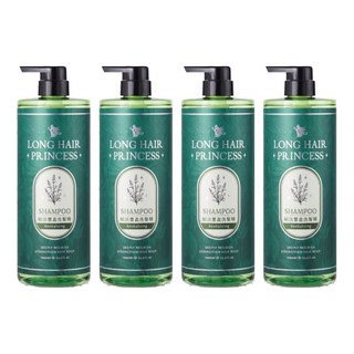長髮公主的秘密 賦活豐盈洗髮精 4瓶 1L 蓬鬆 深層滋養 無矽靈