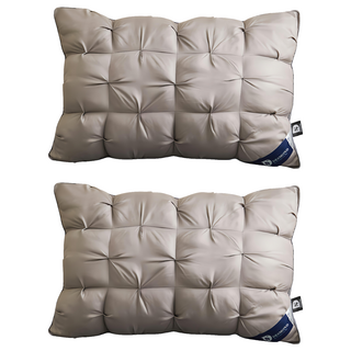 Ishur 伊舒爾 扭花雲朵枕-灰色_1入, 灰色, 2件