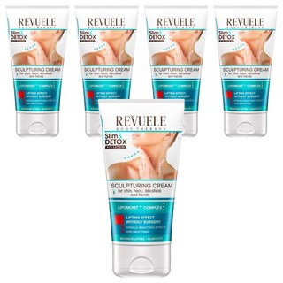 REVUELE 咖啡因緊緻美頸霜, 5條, 150ml